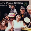 Artists pose at the Astor Place subway station at a previous Lower East Side Festival of the Arts.